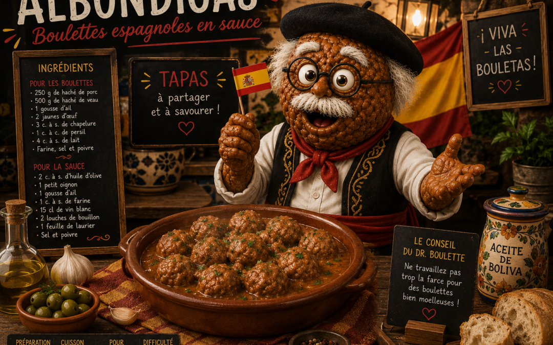 Albóndigas — boulettes espagnoles en sauce