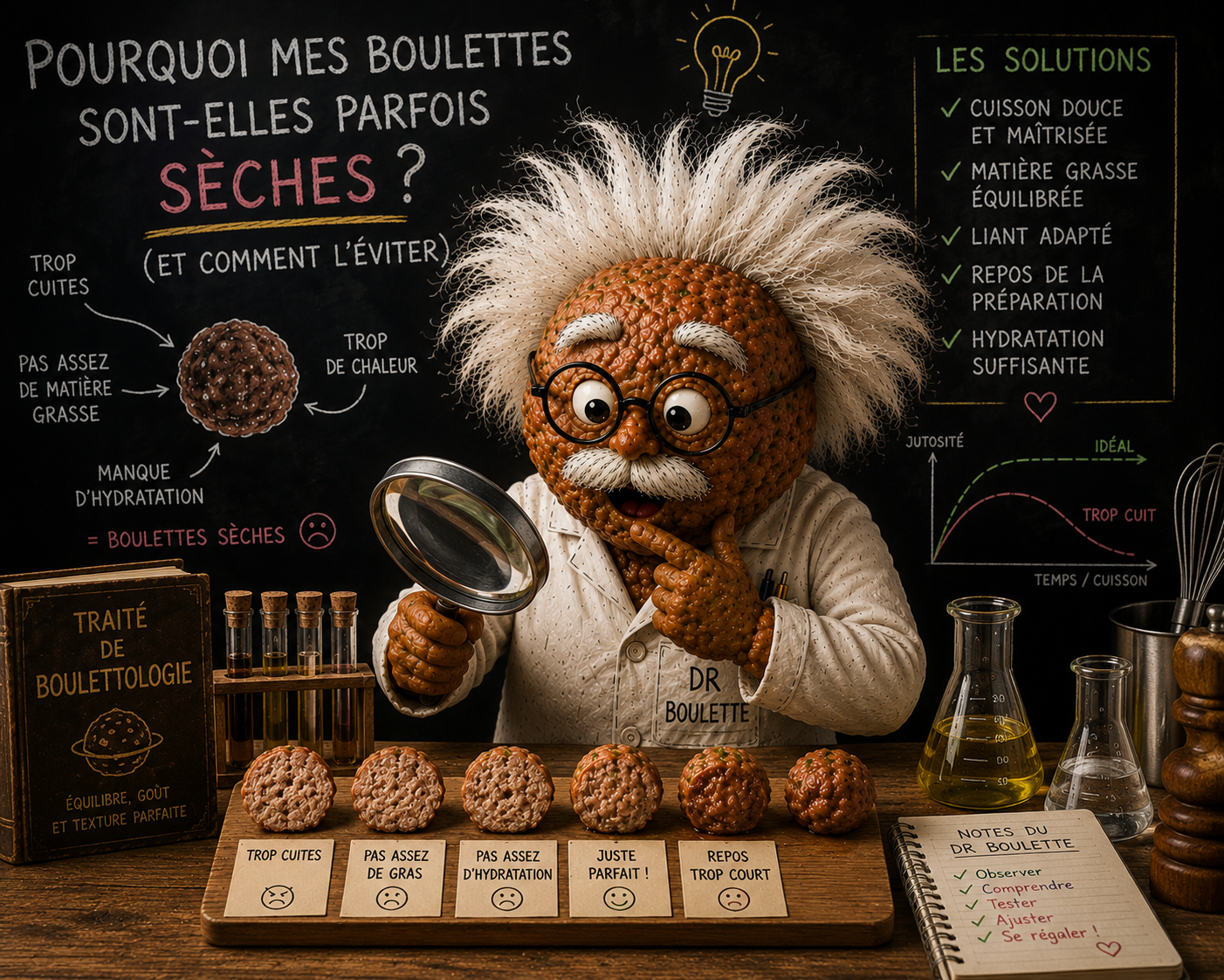 Pourquoi mes boulettes sont-elles parfois sèches ? (Et comment l’éviter)