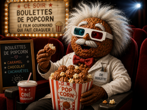 Boulettes de popcorn caramélisé